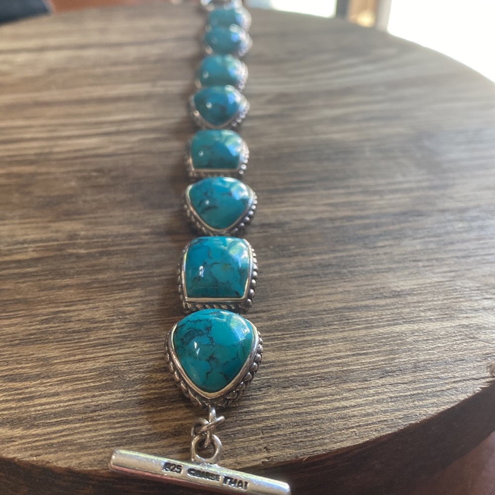 BARSE——Beautiful large Turquoise bracelet.  7-1/2” - Picture 11 of 12